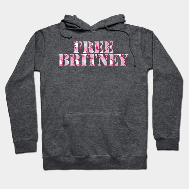 Free Britney Typography Hoodie by ellenhenryart